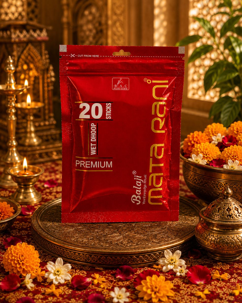 Wet dhoop- Signature zipper 20 stick Mata Rani