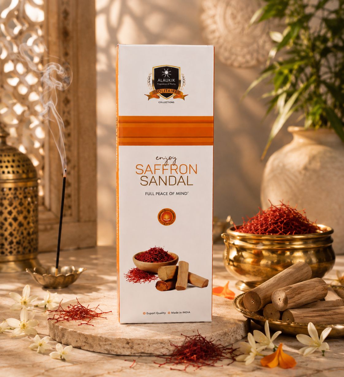 Box 250gm- Saffron sandal