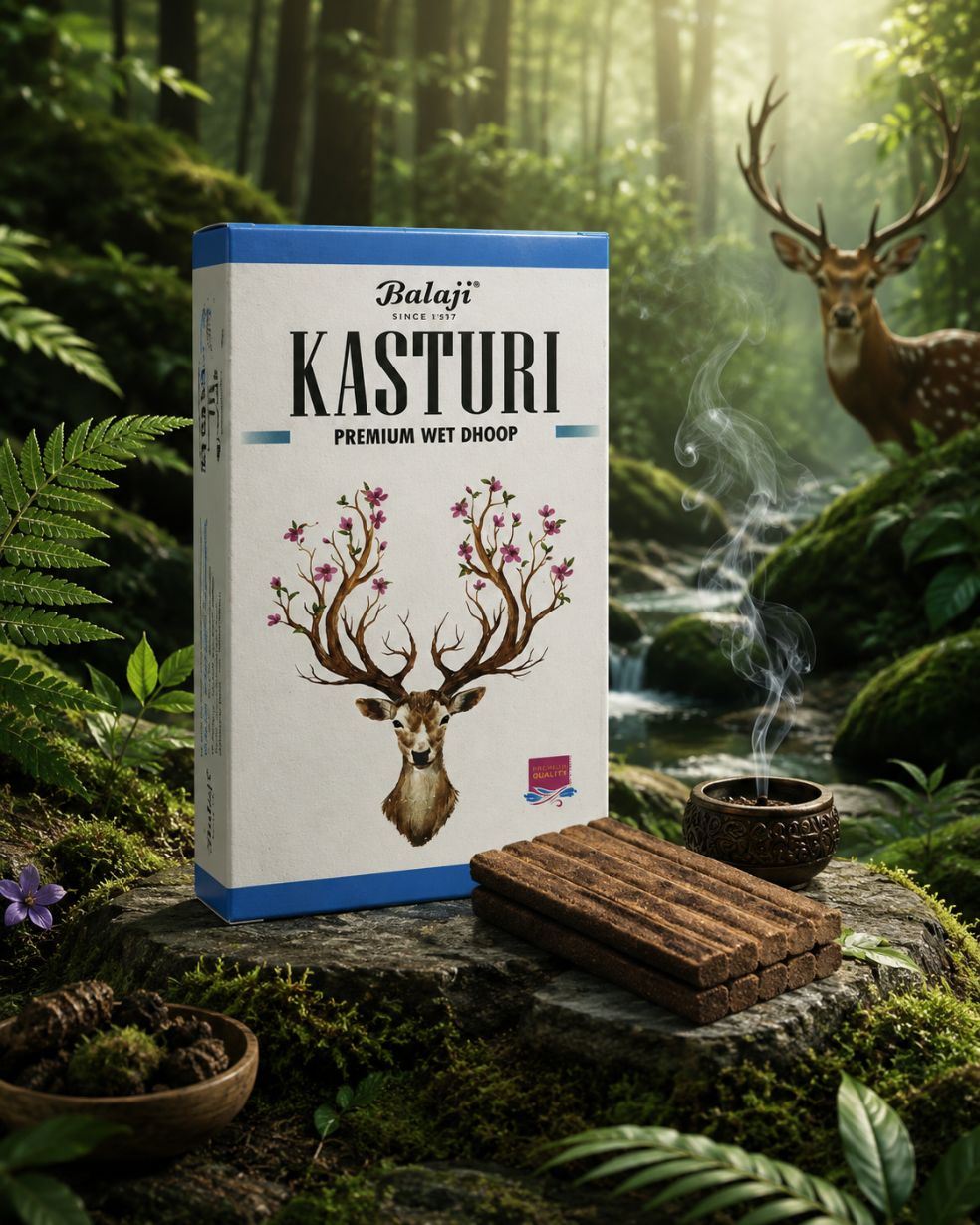 Kasturi Wet Dhoop - 10 Sticks