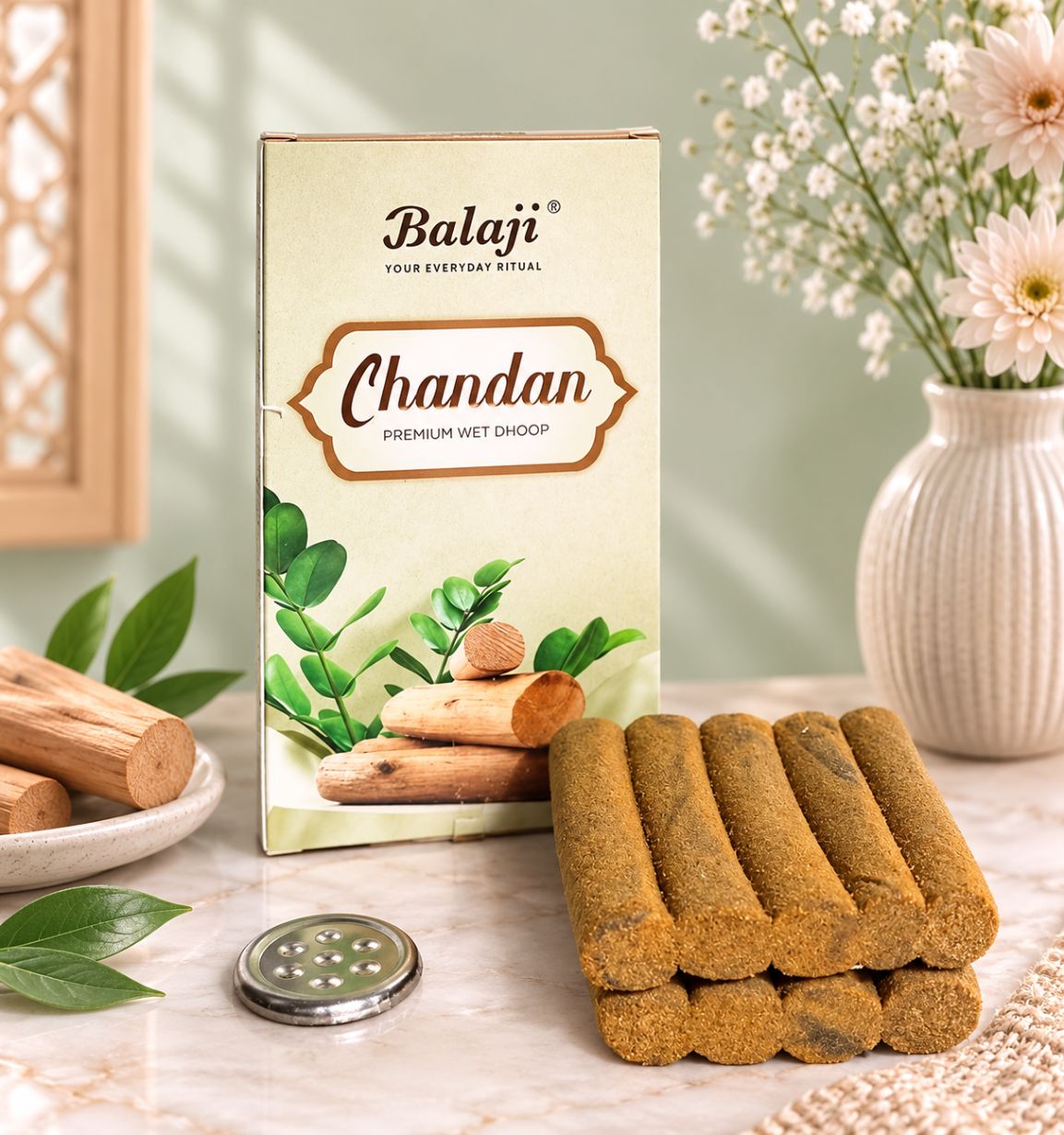 Chandan Wet Dhoop - 10 Sticks