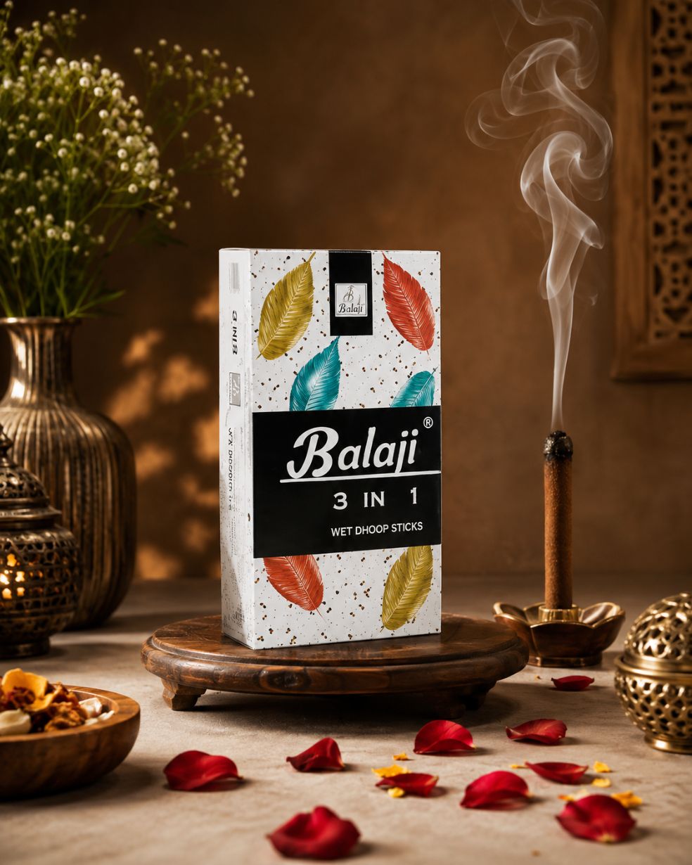 3 in 1 wet Dhoop - 10 Sticks