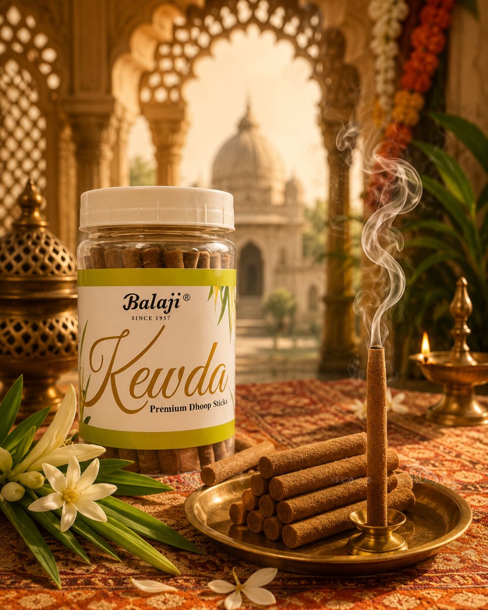 Kewda Dhoop Stick - Jar