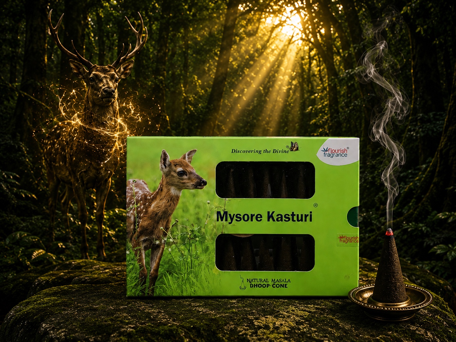 Mysore Kasturi Dhoop - Cone