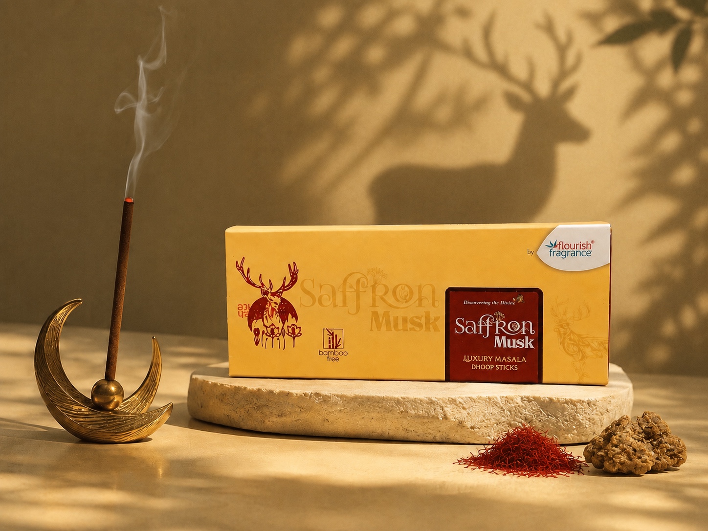Saffron Musk Dhoop Stick - 50 Gms