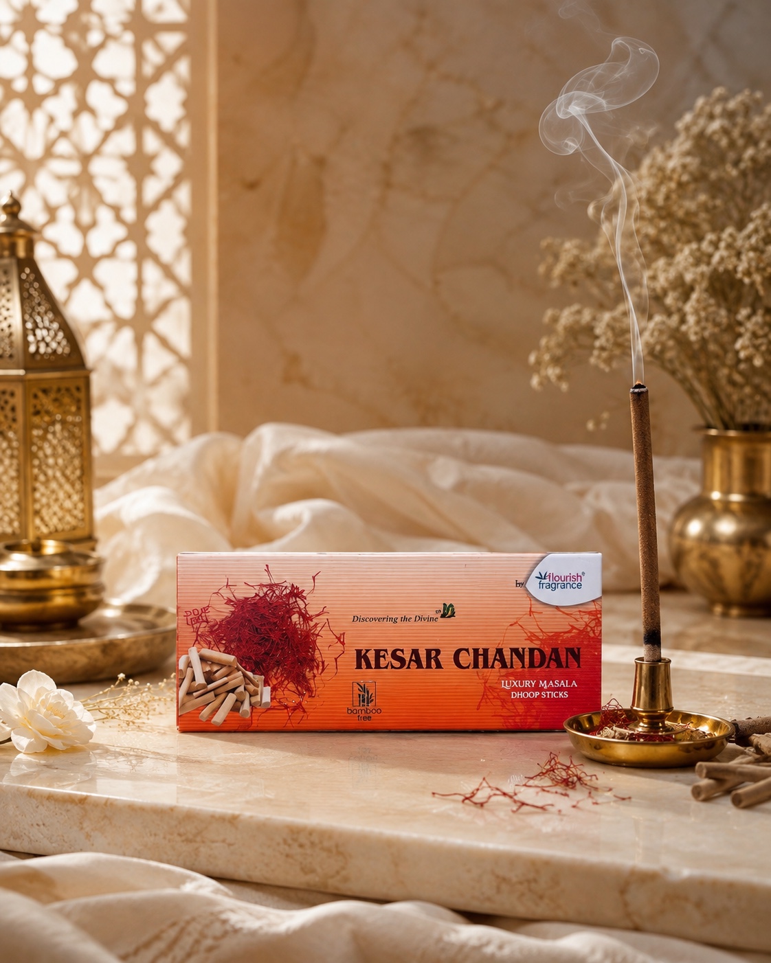 kesar Chandan Dhoop Stick - 50 Gms