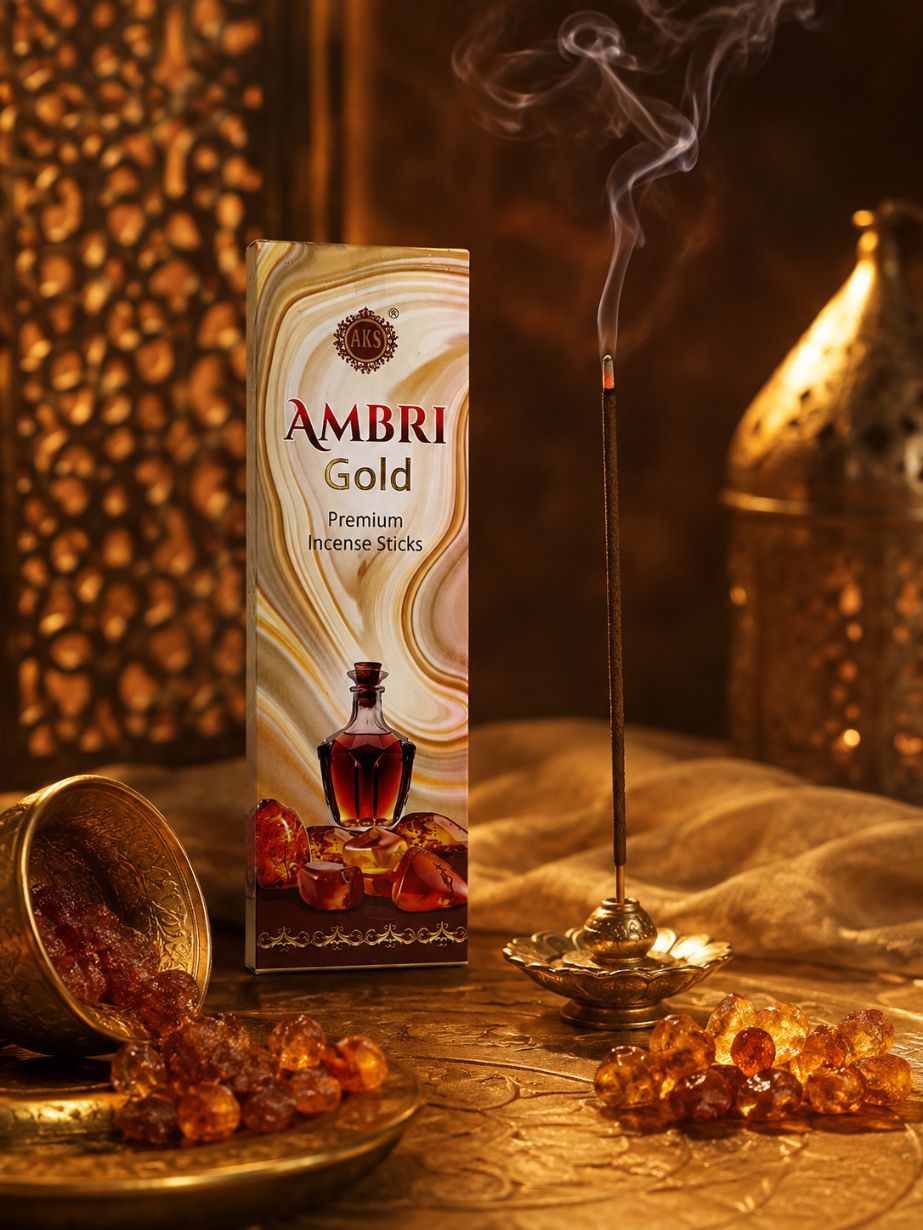 Ambri Gold Incense - 50 Gms