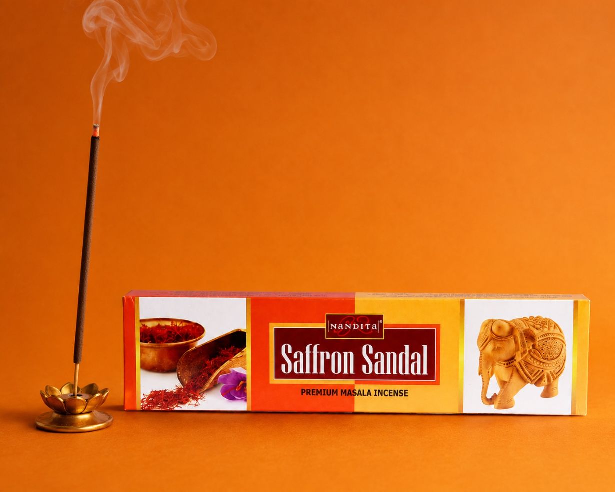 Saffron Sandal - 50 Gms