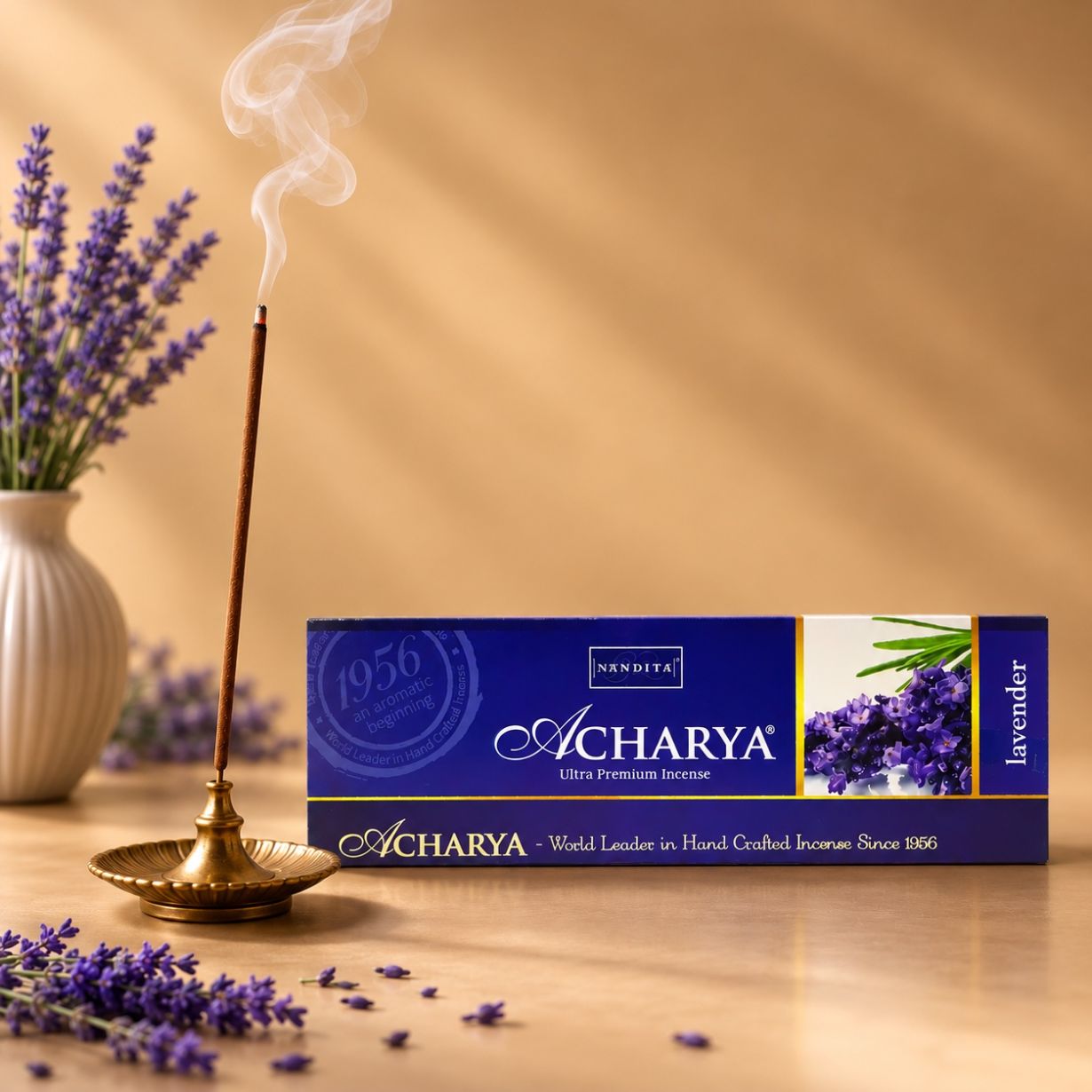 Acharya lavender Incense - 50 Gms