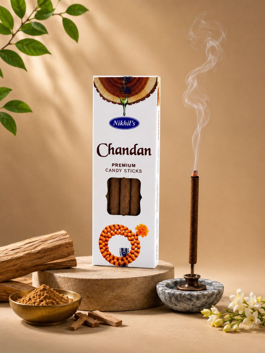 Chandan Dhoop Candy - 10 Sticks