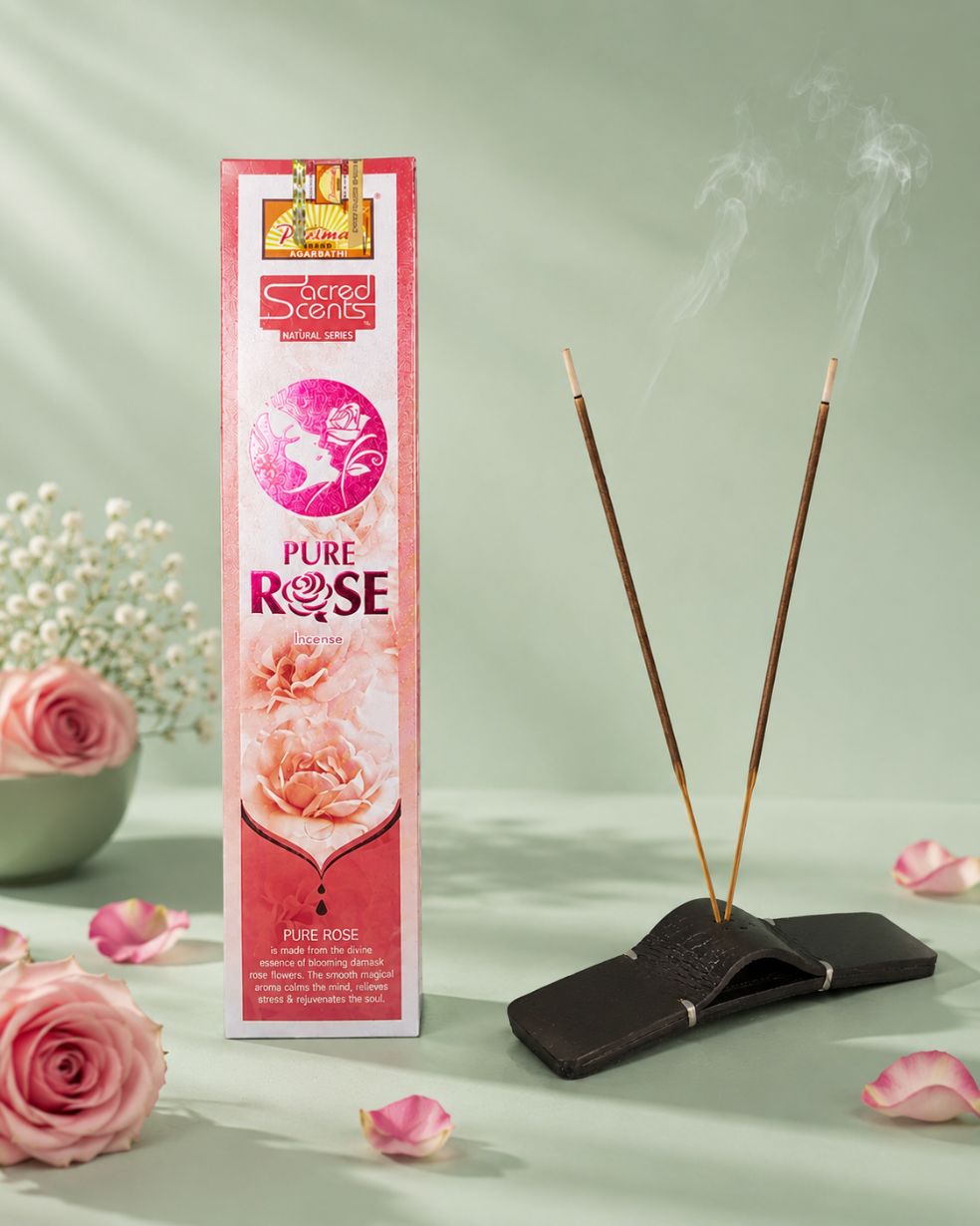 Pure Rose Incense - 24 Gms/ 50 Gms