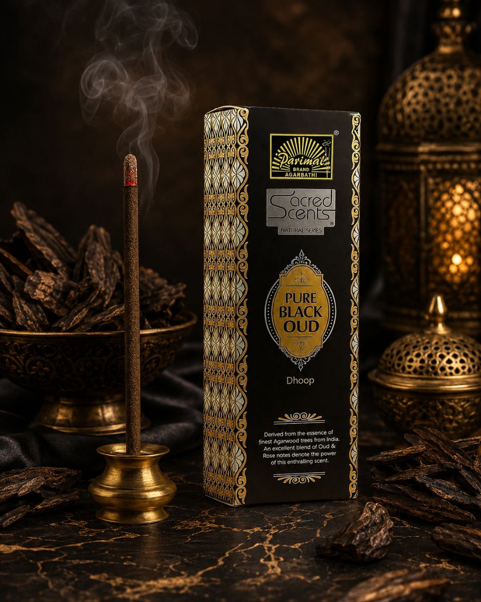 Pure Black Oud Dhoop - 40 Gms