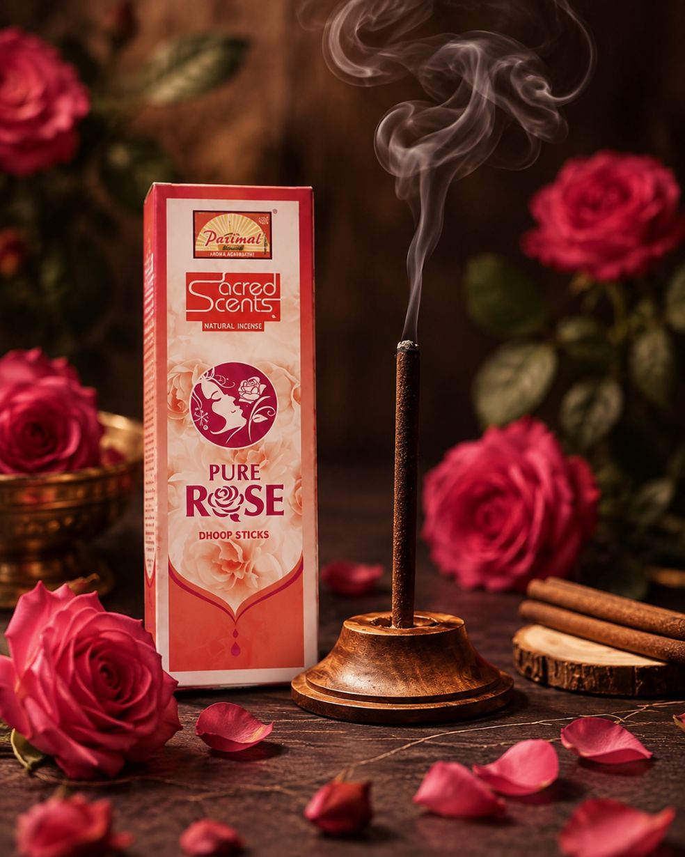 Pure Rose Dhoop stick - 45 Gms